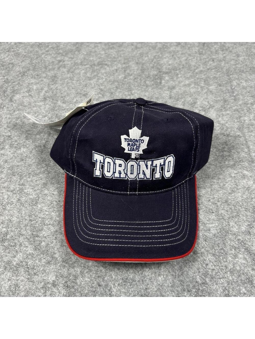 Vintage 90s CCM Toronto Maple Leafs NHL Hat Adjustable Cap